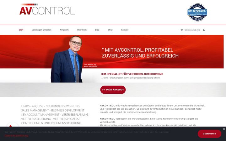 Ekraanipilt saidist avcontrol.at