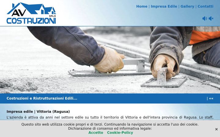 Screenshot of avcostruzioni.it