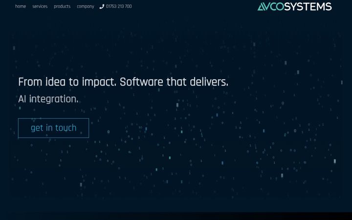Screenshot of avcosystems.com