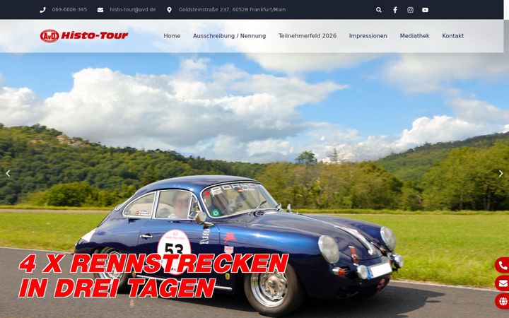 Screenshot of avd-histo-tour.de