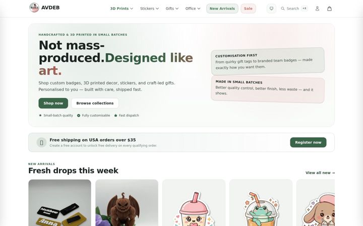Screenshot of avdeb.com