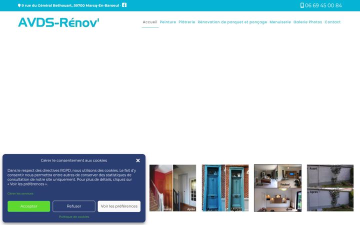 Screenshot of avds-renov.fr