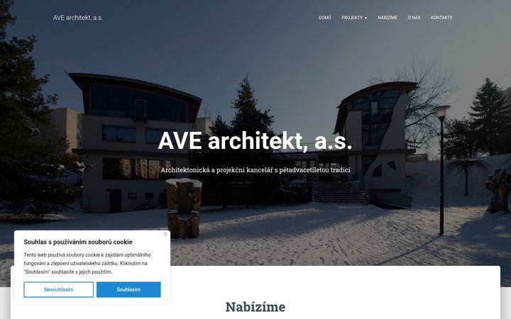 Zrzut ekranu ave-architekt.cz