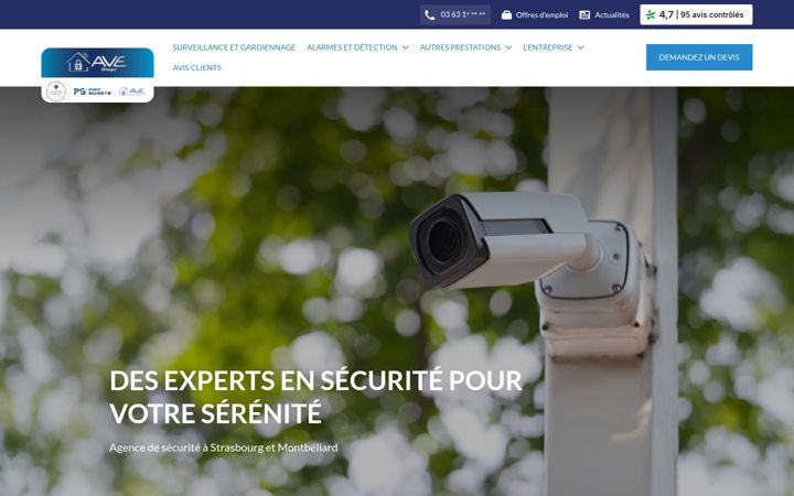 Screenshot of ave-groupe.fr