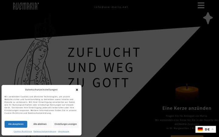 Screenshot of ave-maria.net