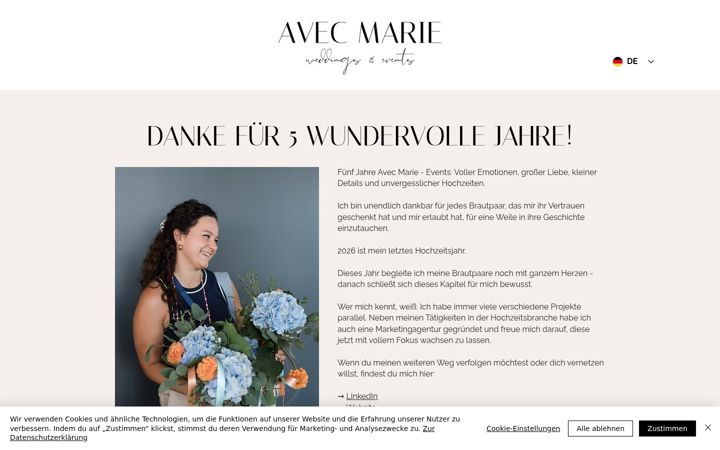 Screenshot of avec-marie.de