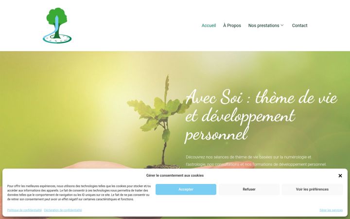 Screenshot of avec-soi.fr