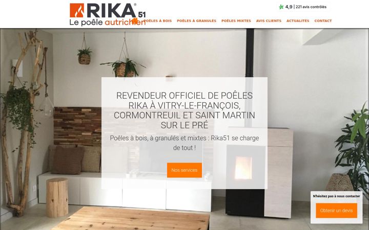 Screenshot of aveclesflammes-rika51.fr