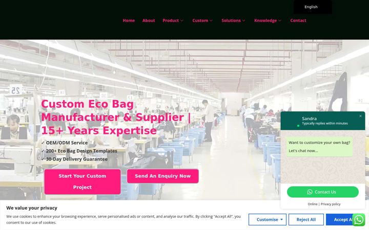 Screenshot of avecobaggie.com