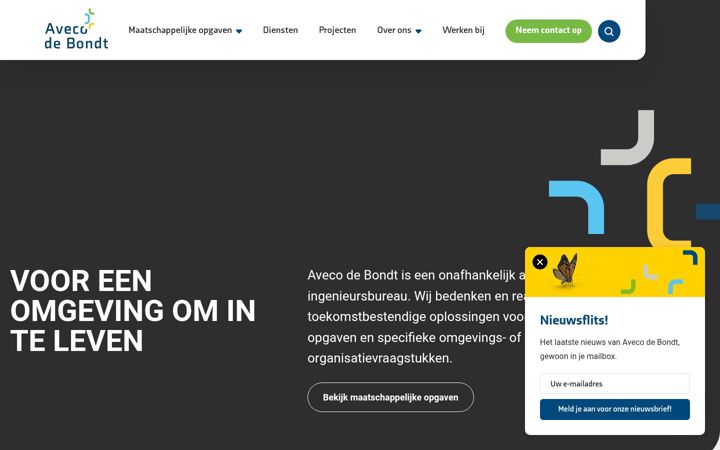 Screenshot of avecodebondt.nl