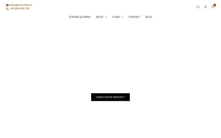 Screenshot of avecoffee.pl
