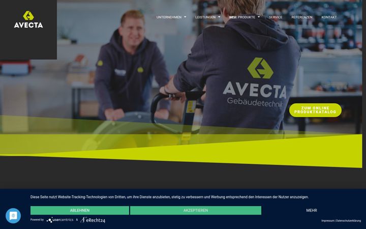 Screenshot of avecta.at