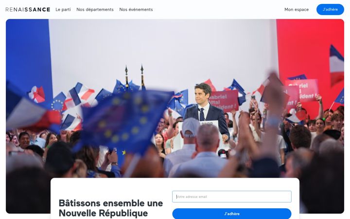 Screenshot of avecvous.fr