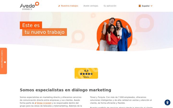 Screenshot of avedo.es