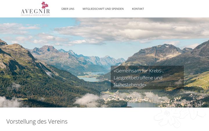Screenshot of avegnir.ch