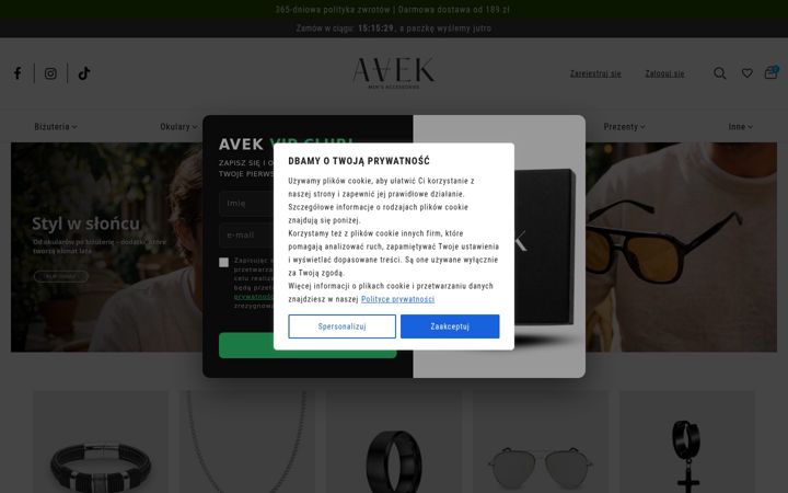 Screenshot of avek.com.pl