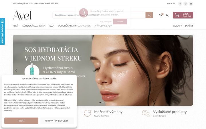 Screenshot of avel.sk