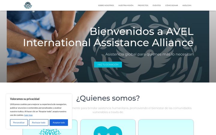 Screenshot of avelalliance.org