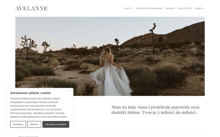 Screenshot of avelanne.pl