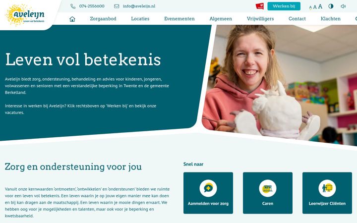 Screenshot of aveleijn.nl