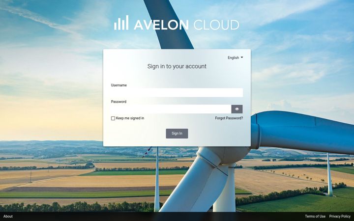 Screenshot of avelon.cloud