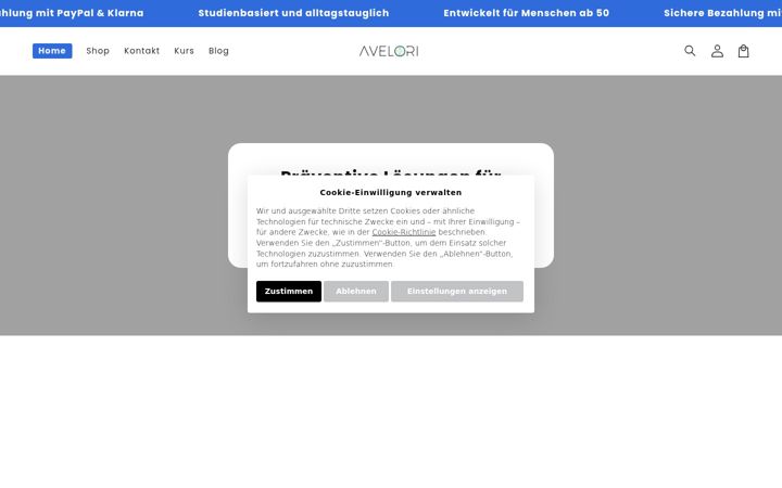 Screenshot di avelori.de