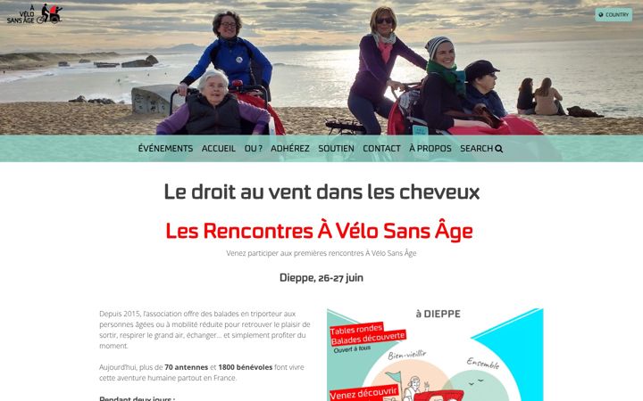 Screenshot of avelosansage.fr