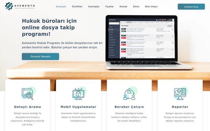 Screenshot of avemento.com