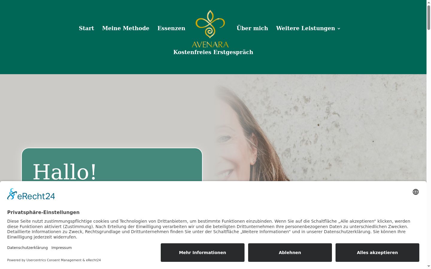 Screenshot tal-banner tal-kunsens muri qabel kwalunkwe interazzjoni