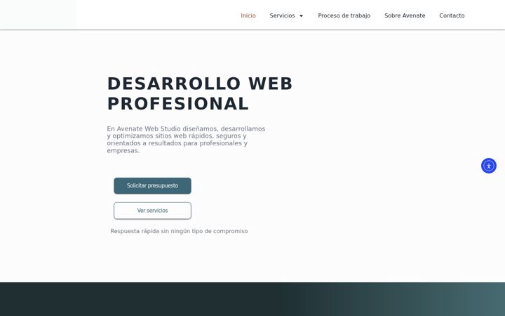Screenshot of avenate.es