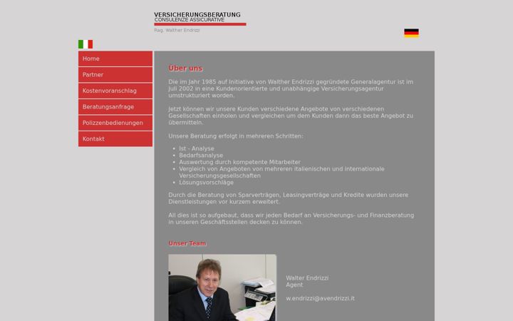 Screenshot of avendrizzi.it