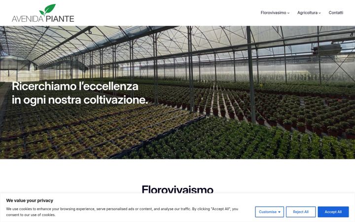 Screenshot of avenidapiante.it