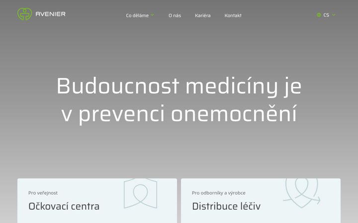 Screenshot of avenier.cz