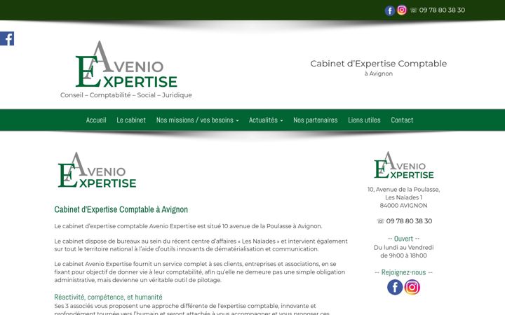 Screenshot of avenio-expertise.fr