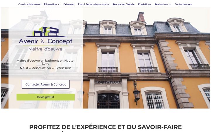 Zrzut ekranu avenir-et-concept.fr