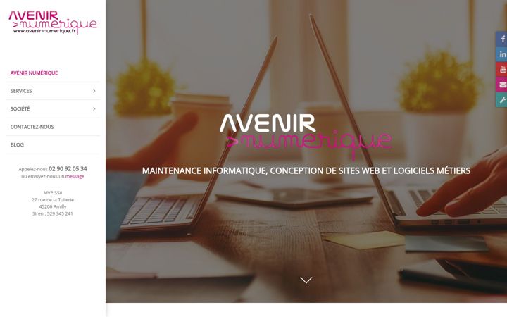 Zrzut ekranu avenir-numerique.fr