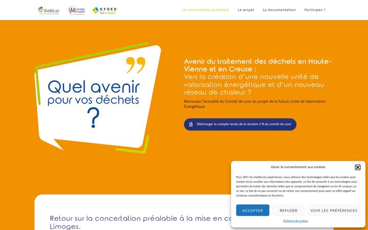 Skærmbillede af avenirdenosdechets-hautevienne-creuse.fr
