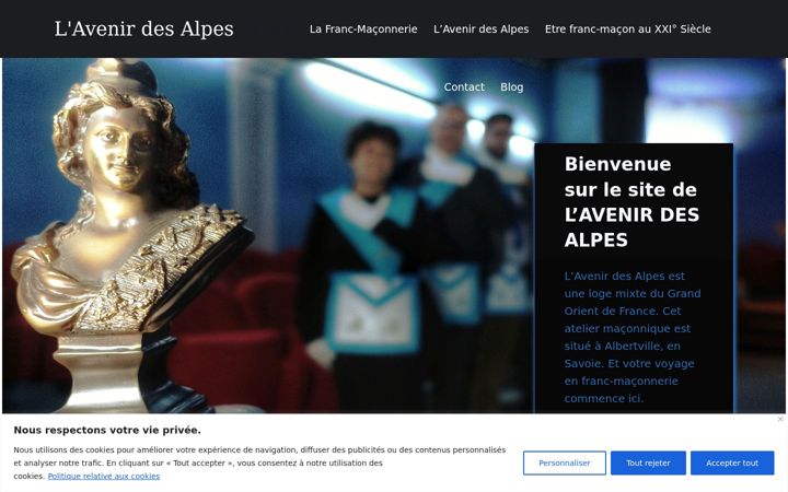 Screenshot of avenirdesalpes.fr