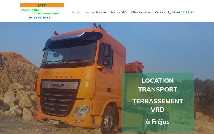 Screenshot of avenirenvironnement.fr