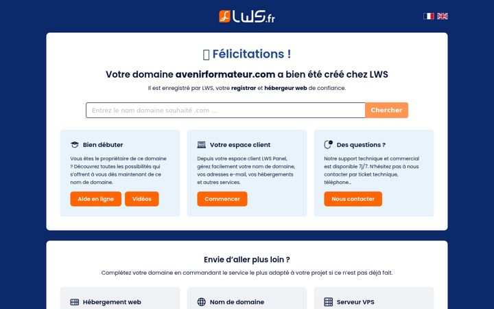 Screenshot of avenirformateur.com