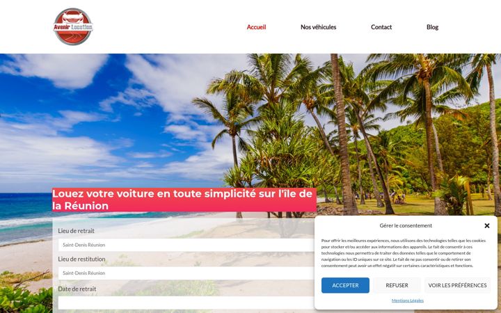 Screenshot of avenirlocationreunion.fr