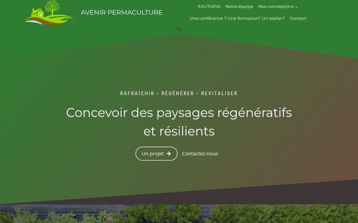Screenshot ta' avenirpermaculture.fr