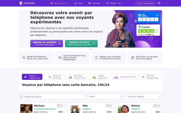 Screenshot of avenirtel.bzh