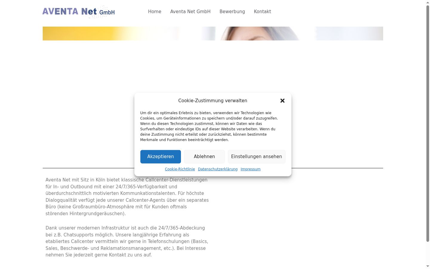 Sutikimo reklamjuostės, rodytos prieš bet kokią sąveiką, ekrano kopija