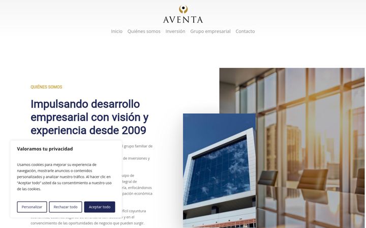 Screenshot of aventaservice.com