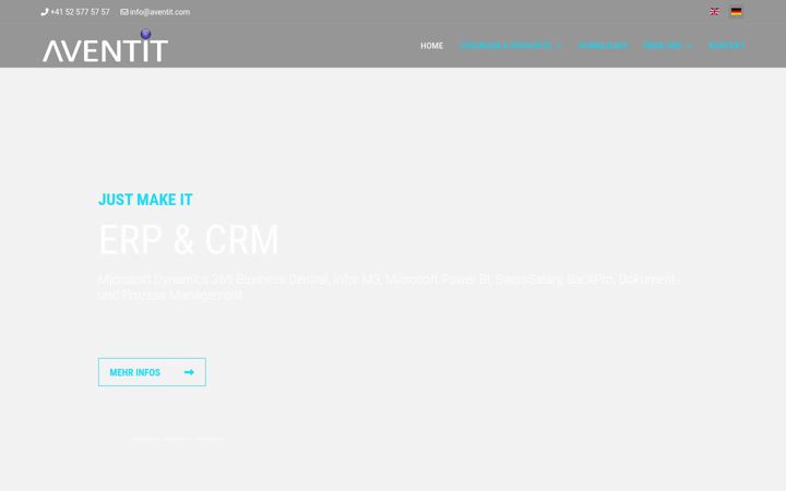Screenshot of aventit.ch