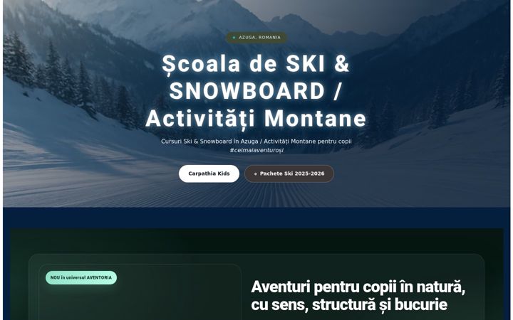 Ekrānuzņēmums no aventoria.ro