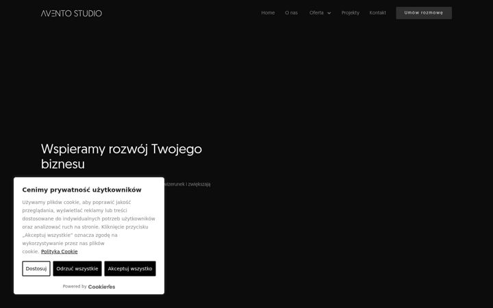Screenshot of aventostudio.com