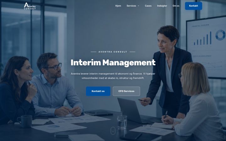 Screenshot of aventra-consult.com