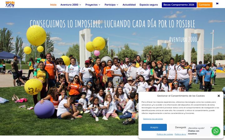 Screenshot of aventura2000.org